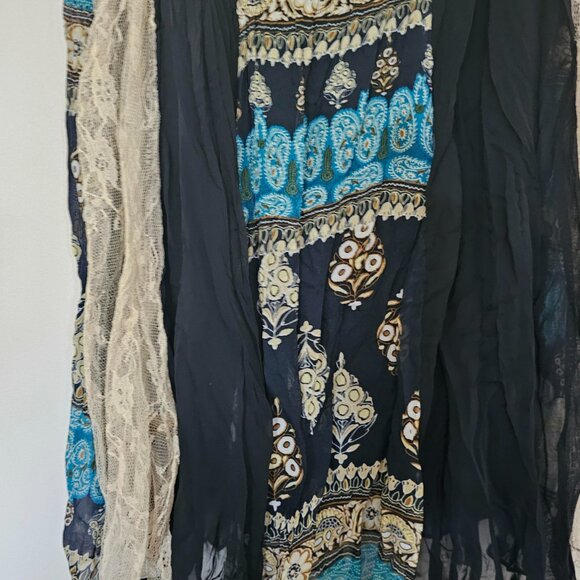 Vintage Women's Boho Sleeveless Long Top (M) - Picture 4 of 4